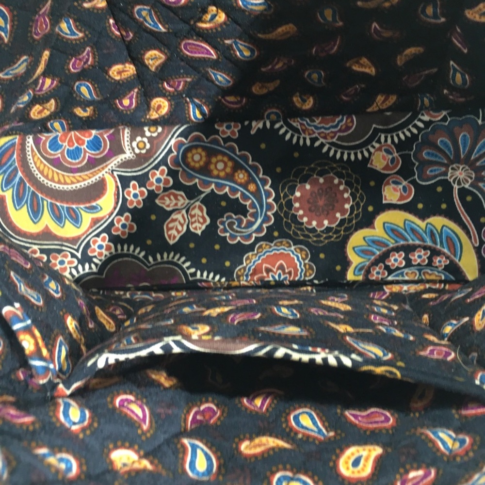 Vera Bradley Tote Maddie Kensington Brown - Picture 9 of 16